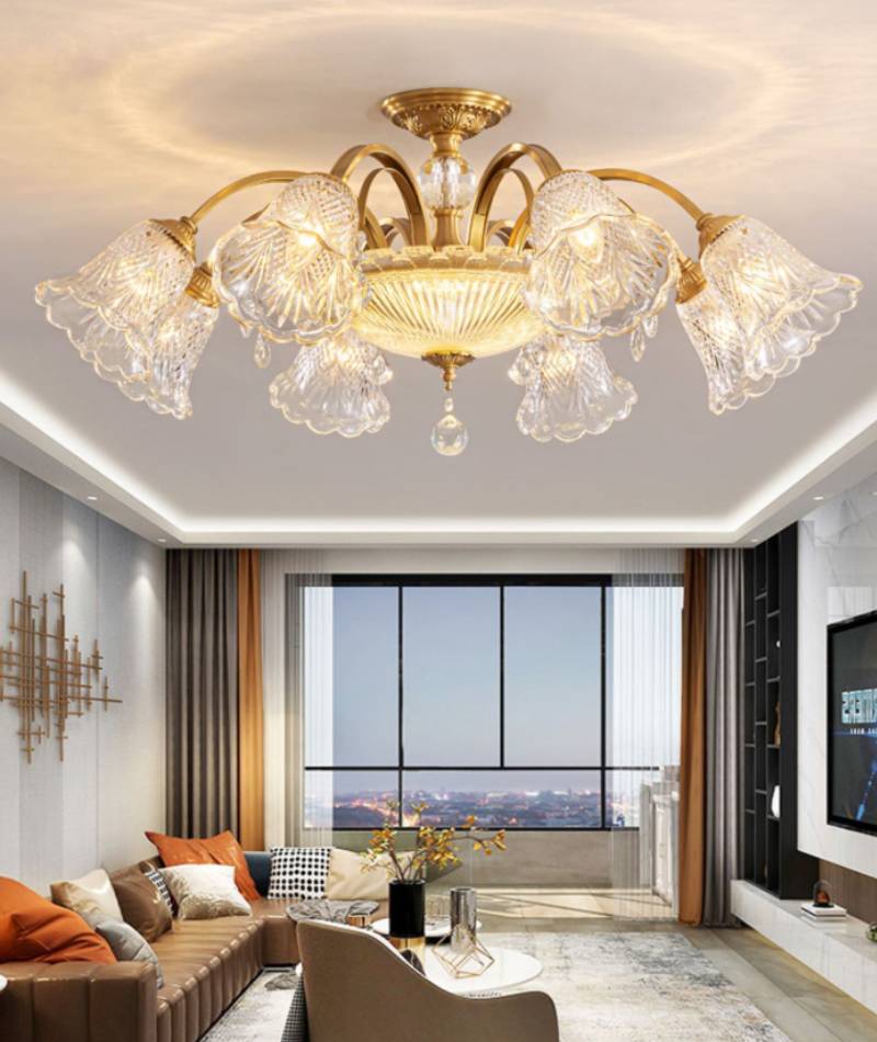 Cealing Ruffle Icon Ruffled Bell Ceiling Lamp – Dekoorlight