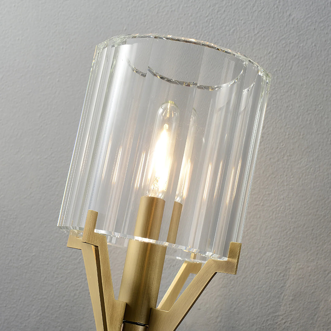 Scepter Brass Crystal Wall Sconce 11