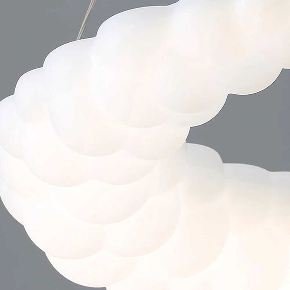 Serene Cloud Halo Chandelier 4