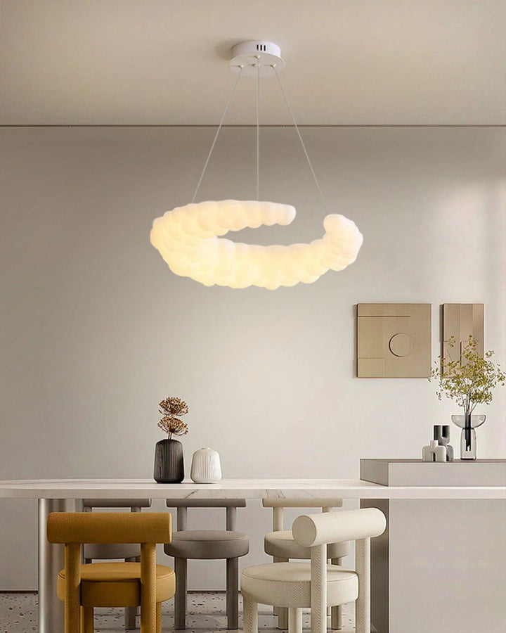 Serene Cloud Halo Chandelier 7