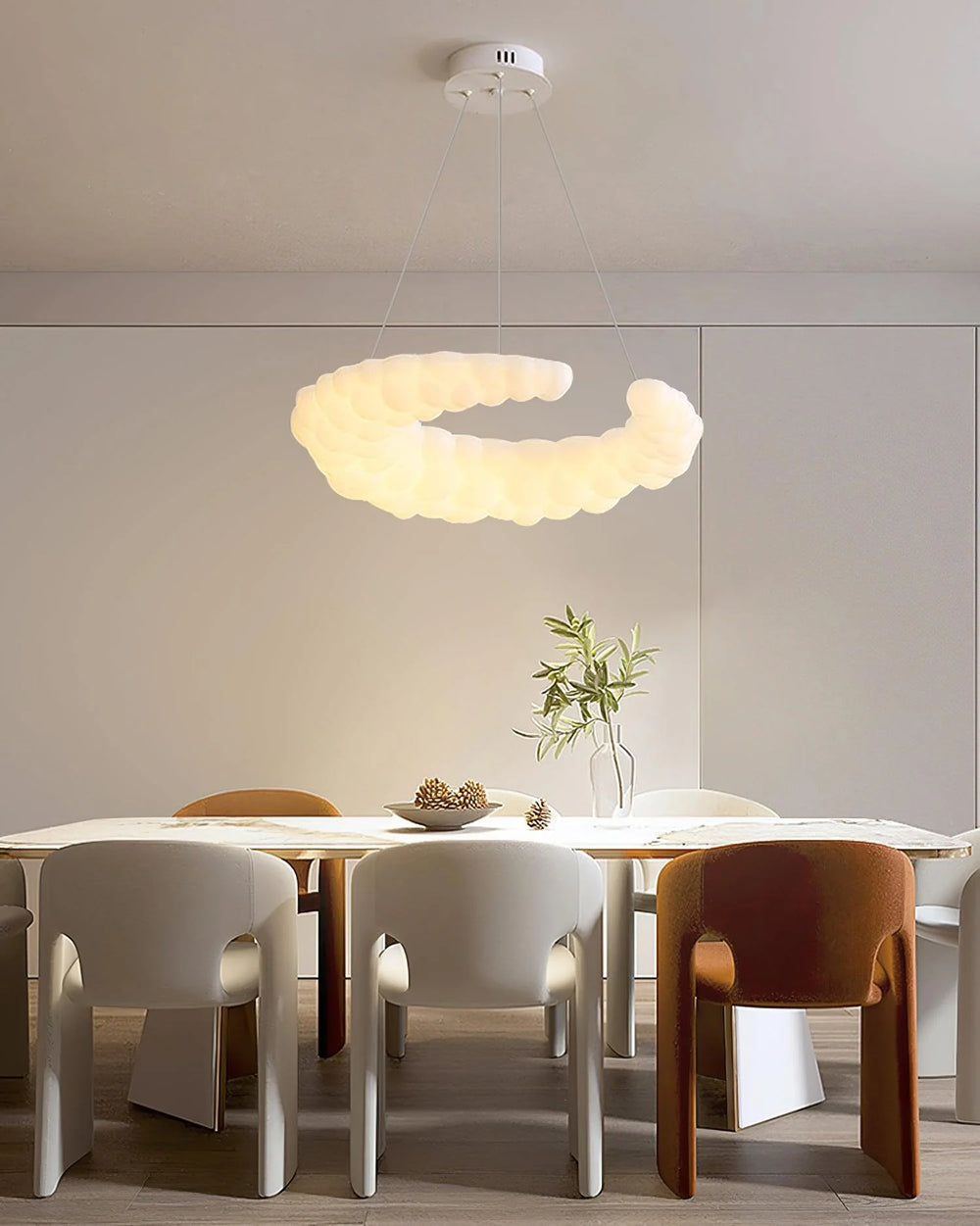 Serene Cloud Halo Chandelier 9