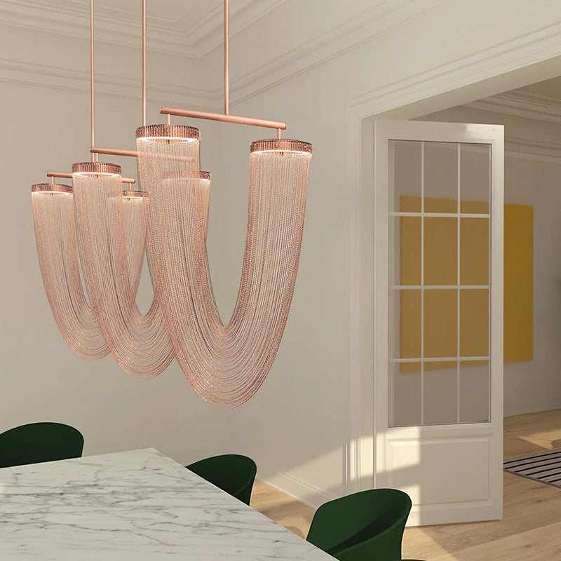 Silk Chandelier 11