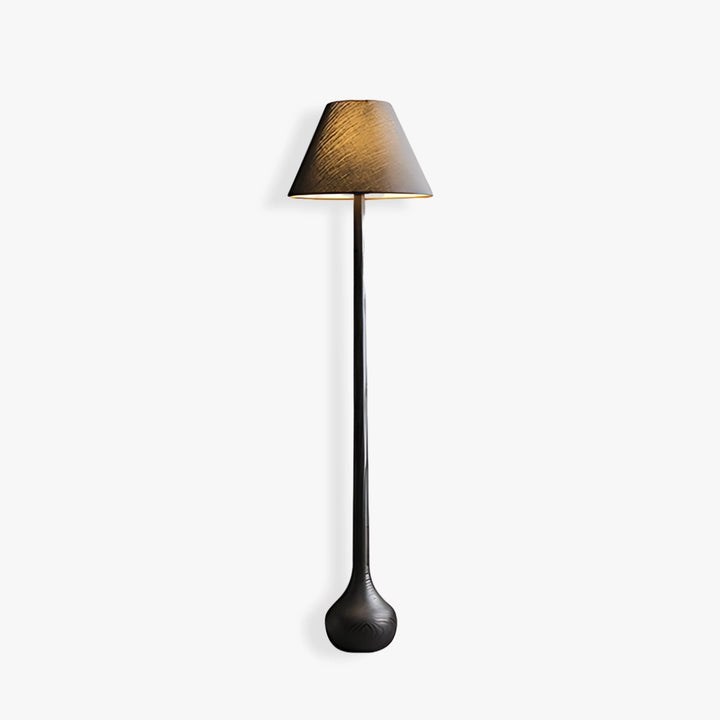 Simple Log Floor Lamp Black