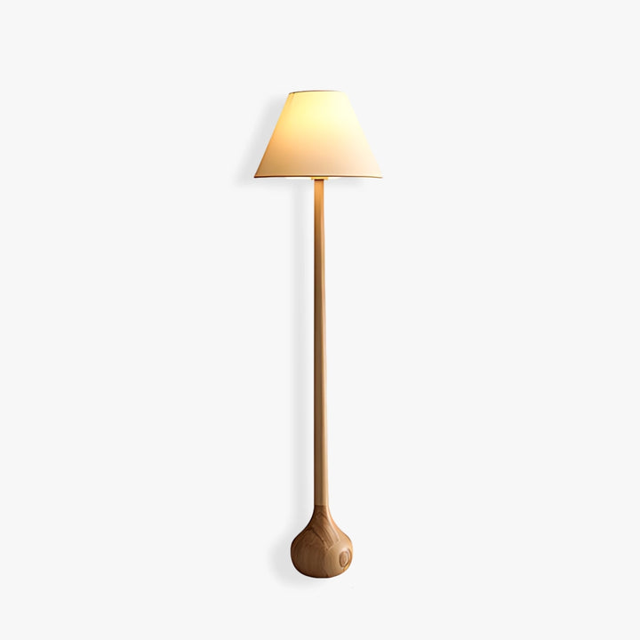 Simple Log Floor Lamp Light Wood