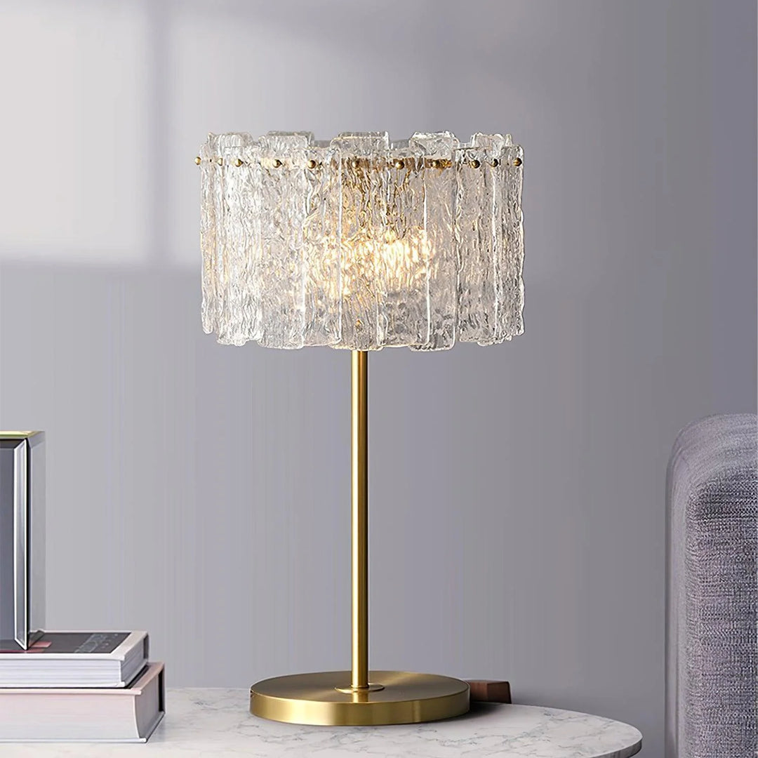 Lampe de bureau en cristal