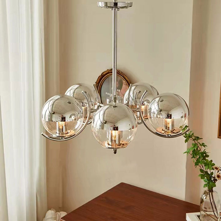 Space Ball Chandelier 3