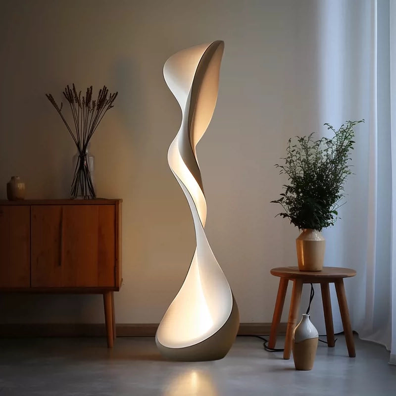 Spiral Sculpture Floor Lamp 1