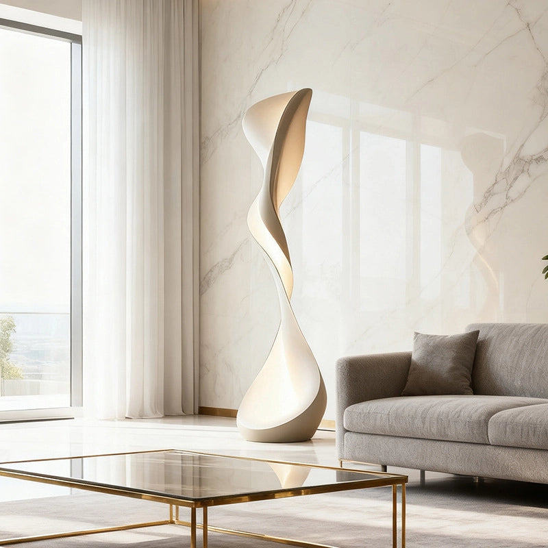 Spiral Sculpture Floor Lamp 6