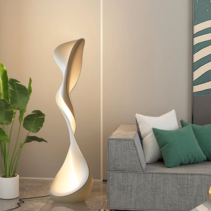 Spiral Sculpture Floor Lamp 7