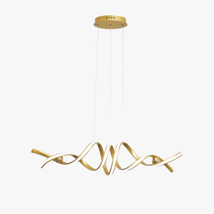Spiral Wave Pendant Light