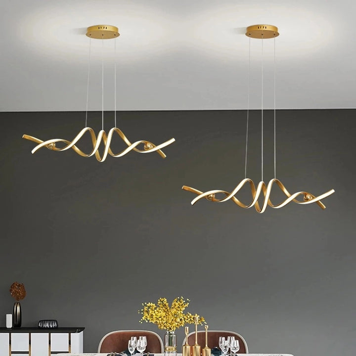 Spiral Wave Pendant Light 2