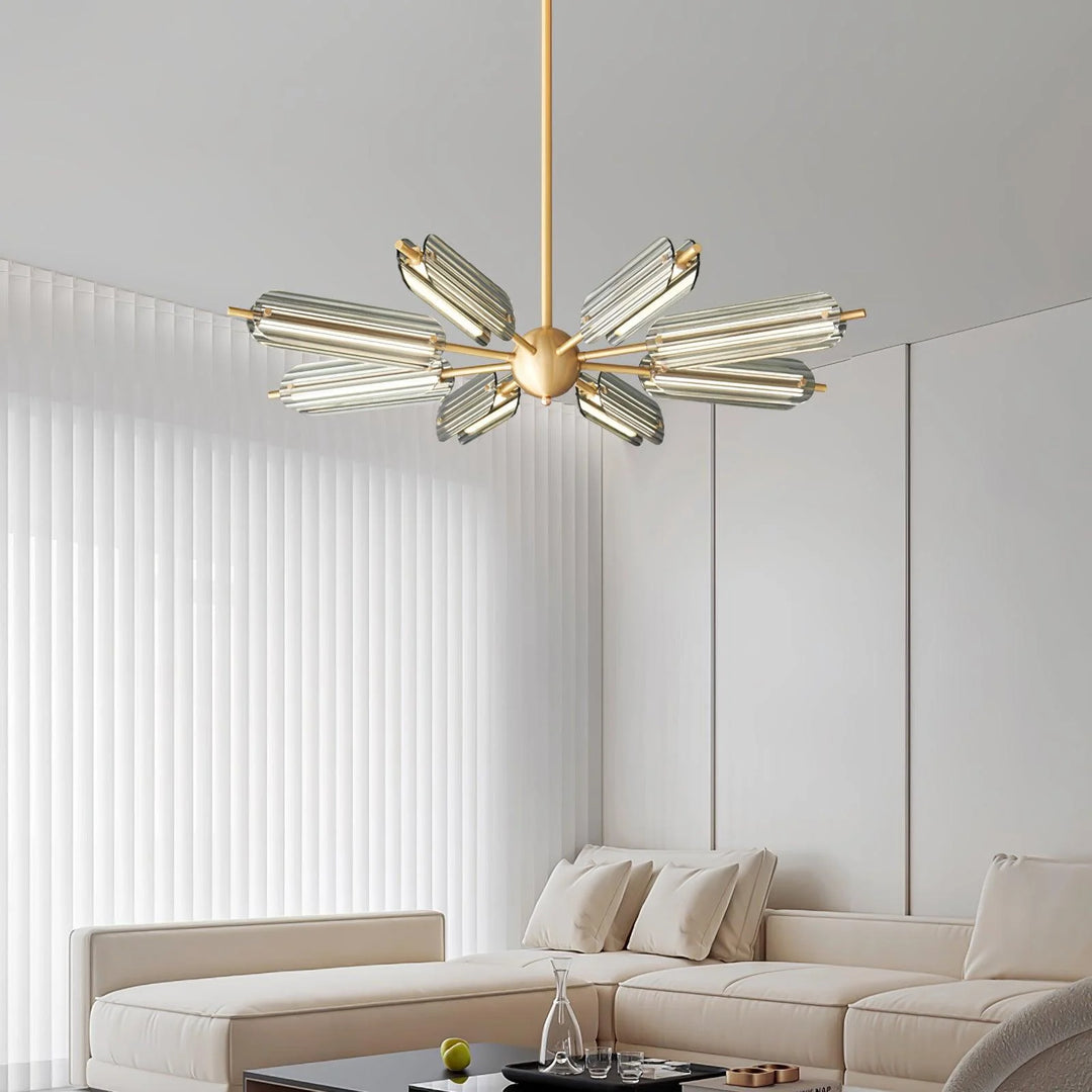 Sputnik Brass Chandelier 1