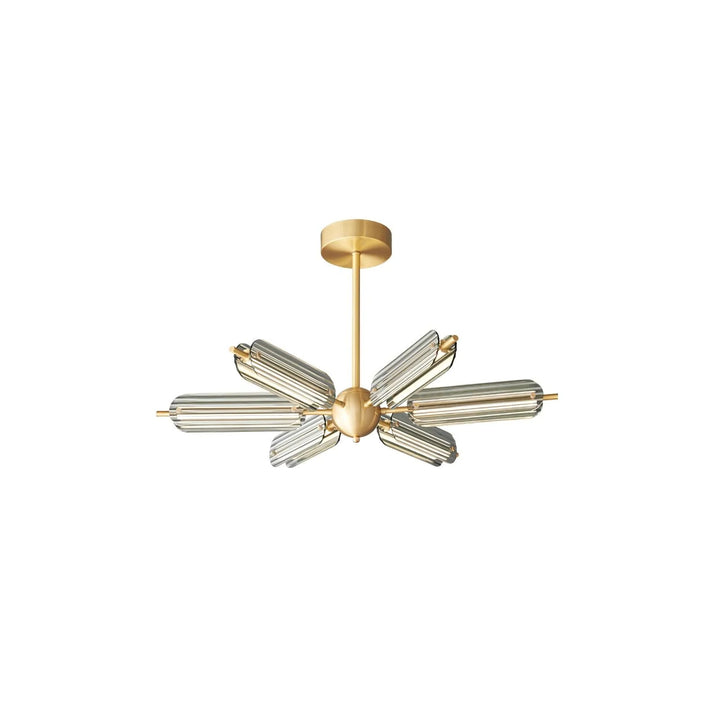 Sputnik Brass Chandelier 14