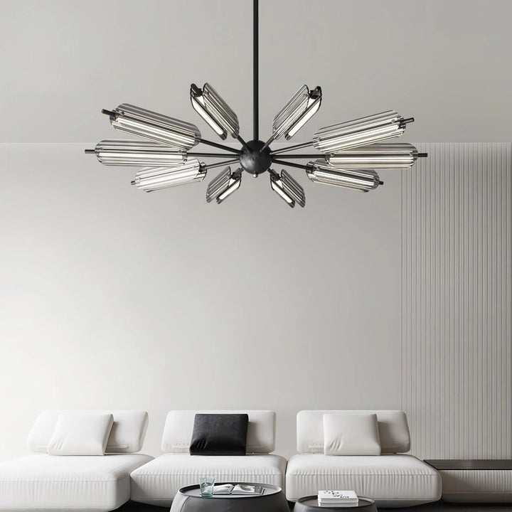 Sputnik Brass Chandelier 8