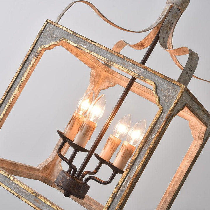 Square Lantern Chandelier 3