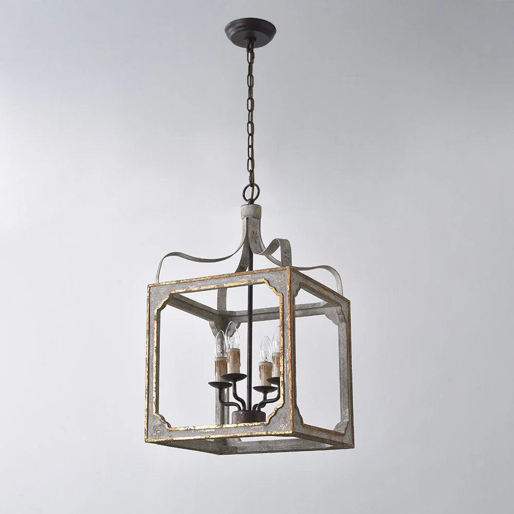 Square Lantern Chandelier 7