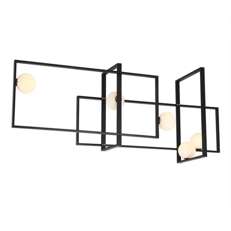 Staggered Metal Chandelier 1