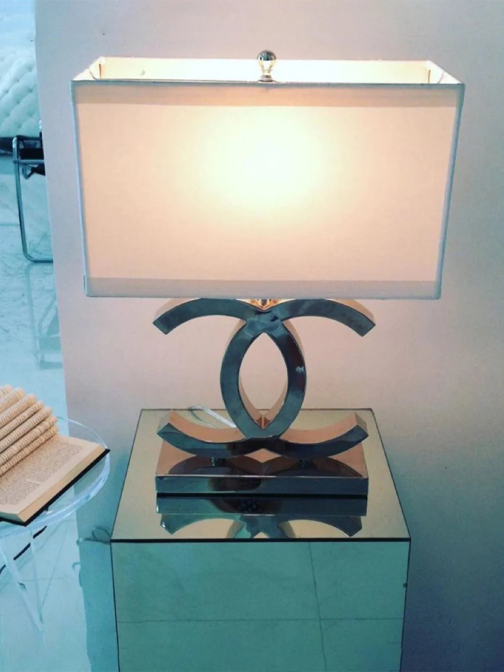 Double C Table Lamp