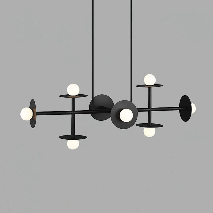 Studio Nodes 8 Light Linear Chandelier 10