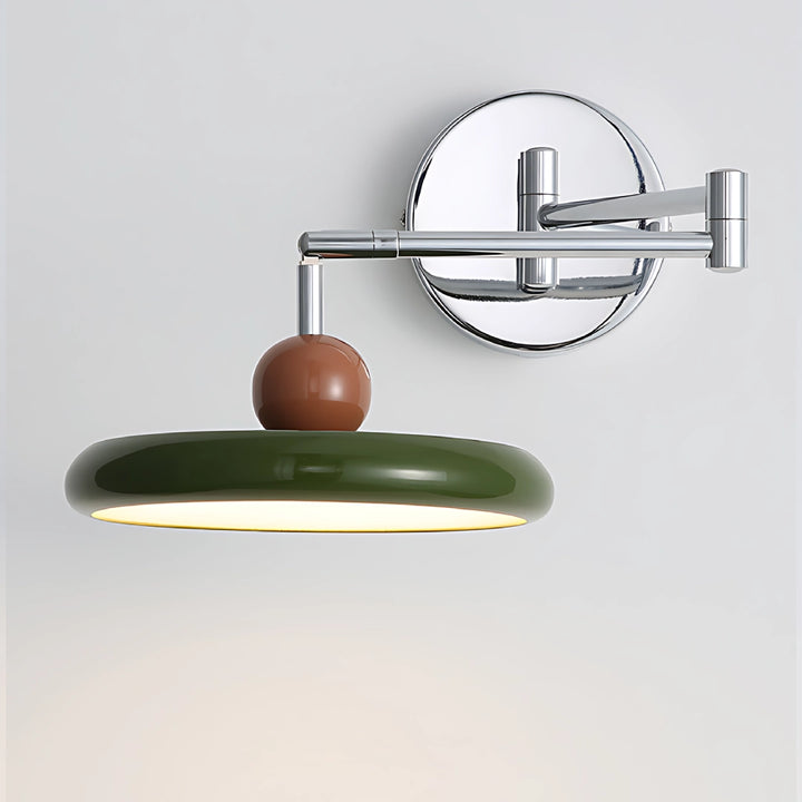 Swing Arm Wall Lamp Green