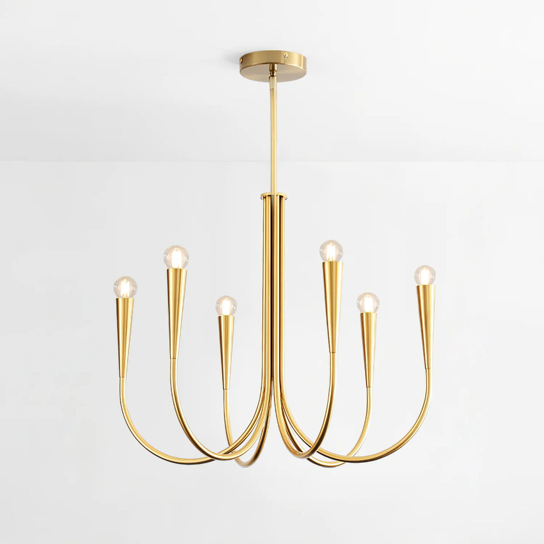 Swoop Arm Chandelier 14