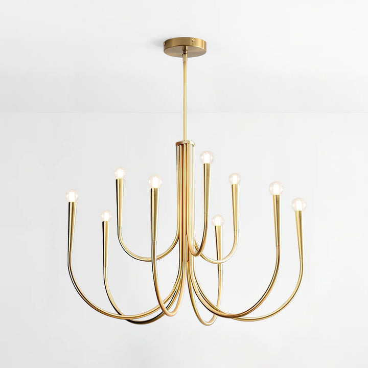 Swoop Arm Chandelier 16