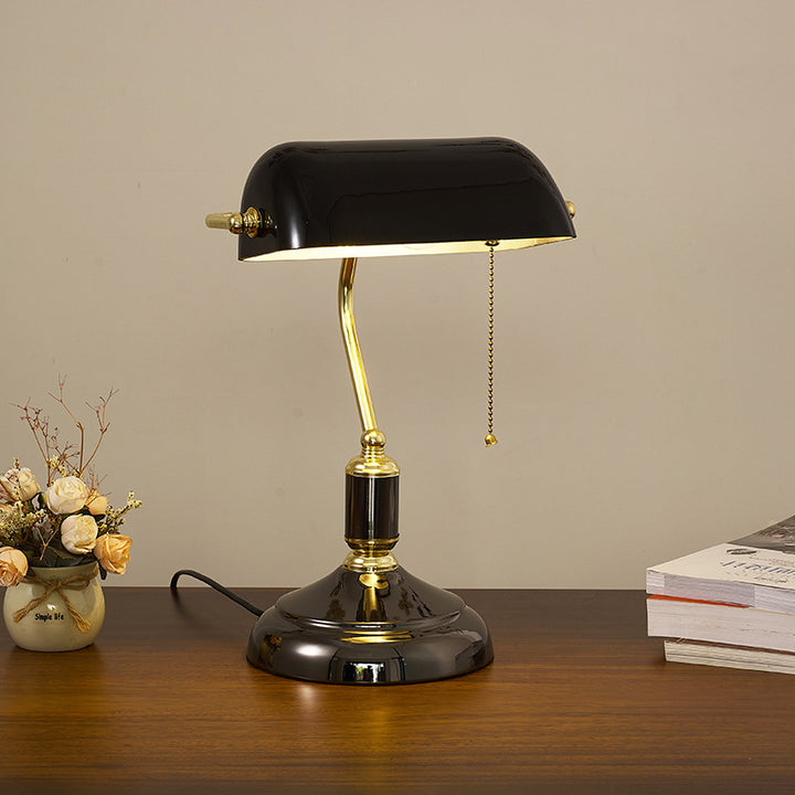 Vintage Bankers Table Lamp
