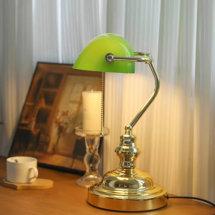 Lampe de Table Banquiers Vintage