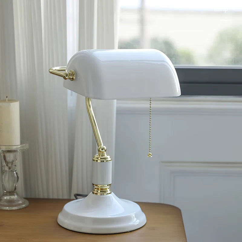 Vintage Bankers Table Lamp