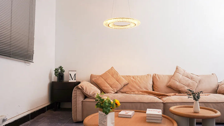 Tanager Geometric LED Chandelier New 14