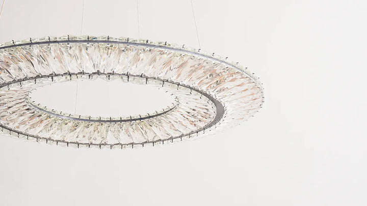 Tanager Geometric LED Chandelier New 17
