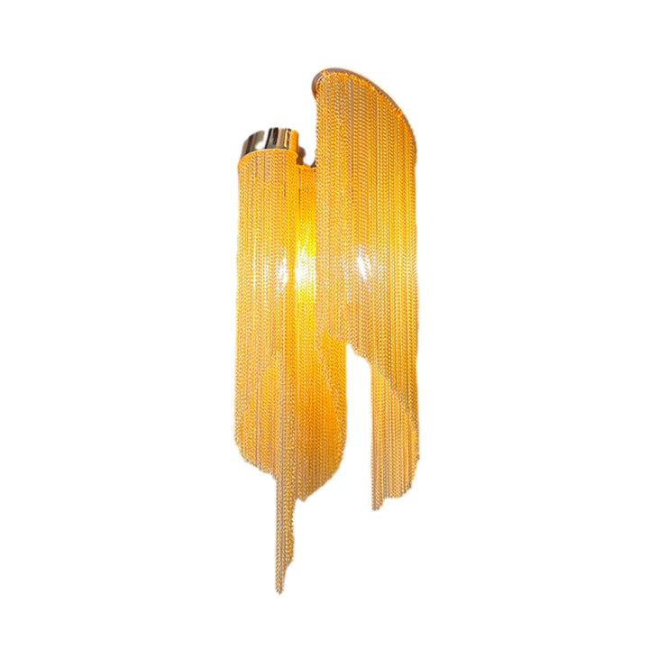 Tassel Chain Wall Lamp Gold