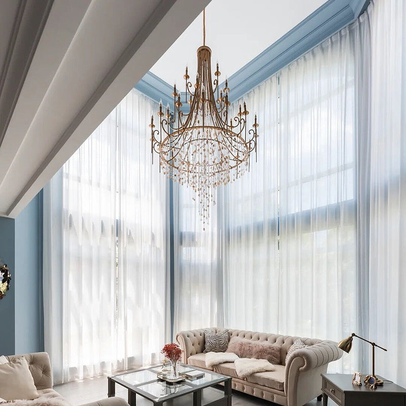 Tatum Lux Shell Crystal Chandelier 10