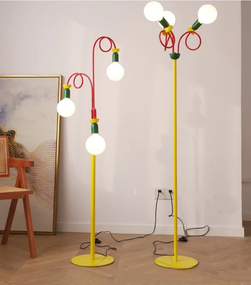 Three-Head Macaron Floor Lamp 14