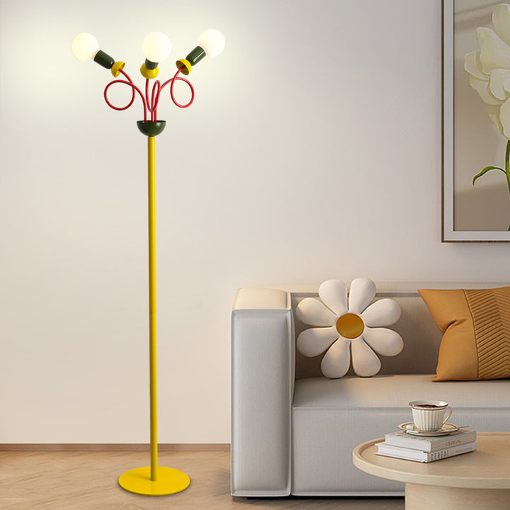 Three-Head Macaron Floor Lamp 22