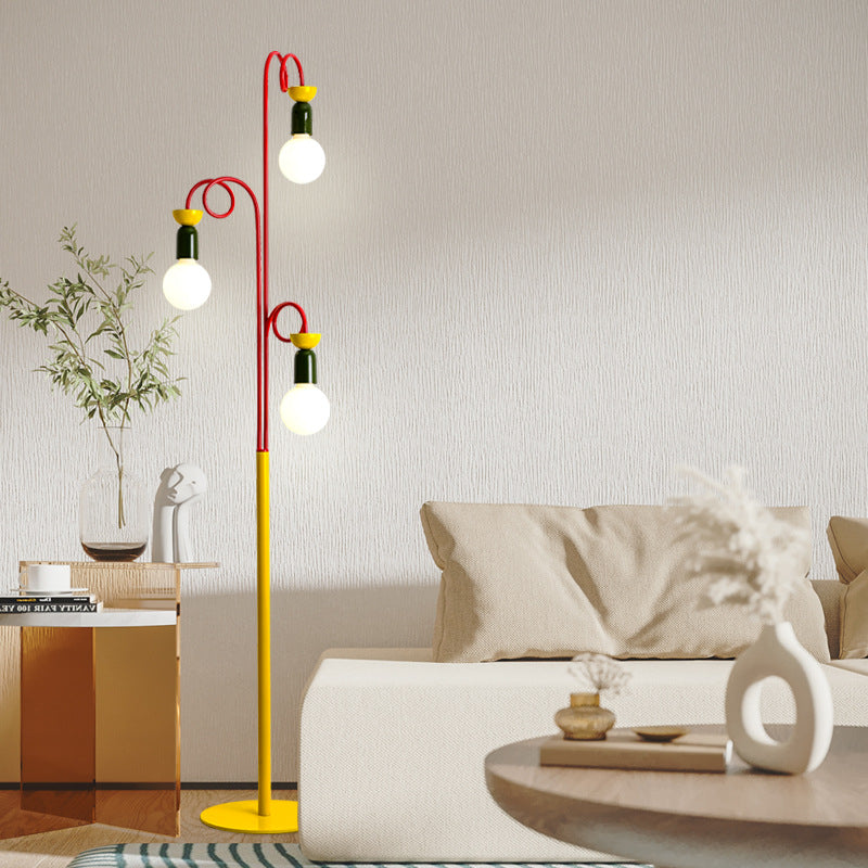 Three-Head Macaron Floor Lamp 5