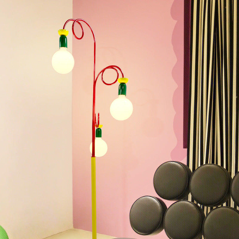 Three-Head Macaron Floor Lamp 7