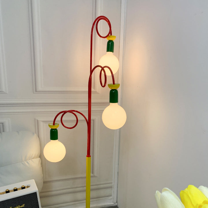 Three-Head Macaron Floor Lamp   9