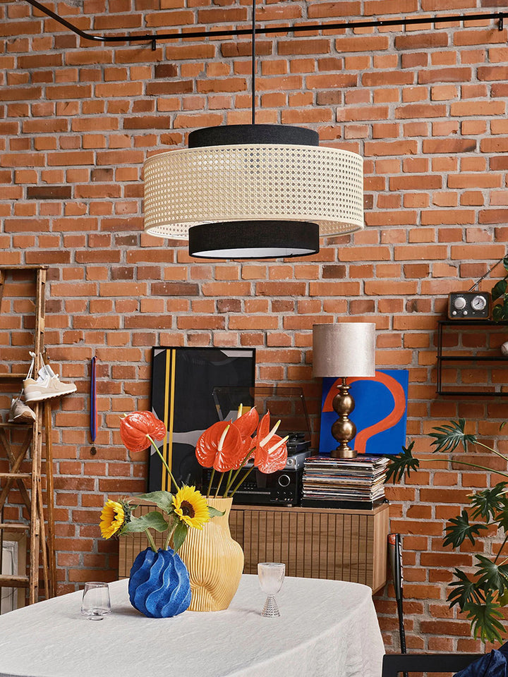 Tiered Drum Pendant Light 14