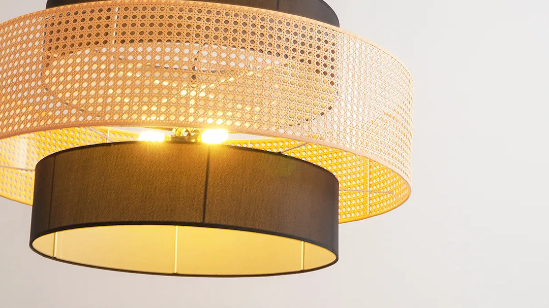 Tiered Drum Pendant Light New 16