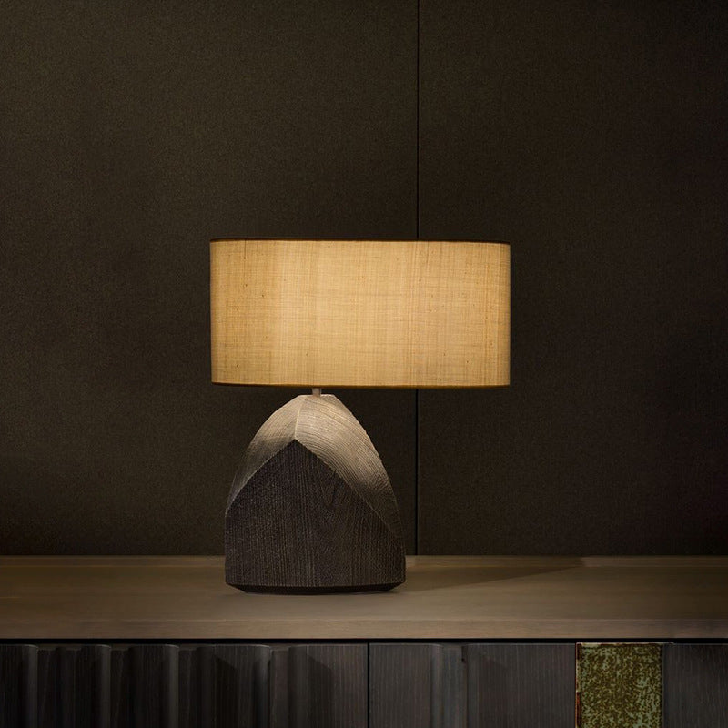 Triang ular Wood Table Lamp 3