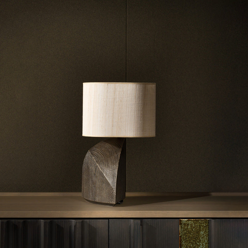 Triang ular Wood Table Lamp 6