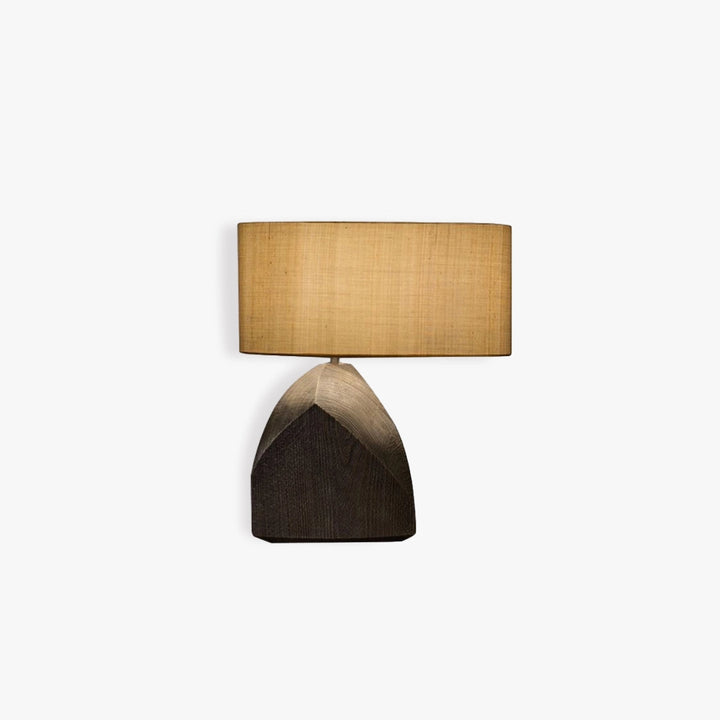 Triangular Wood Table Lamp 1