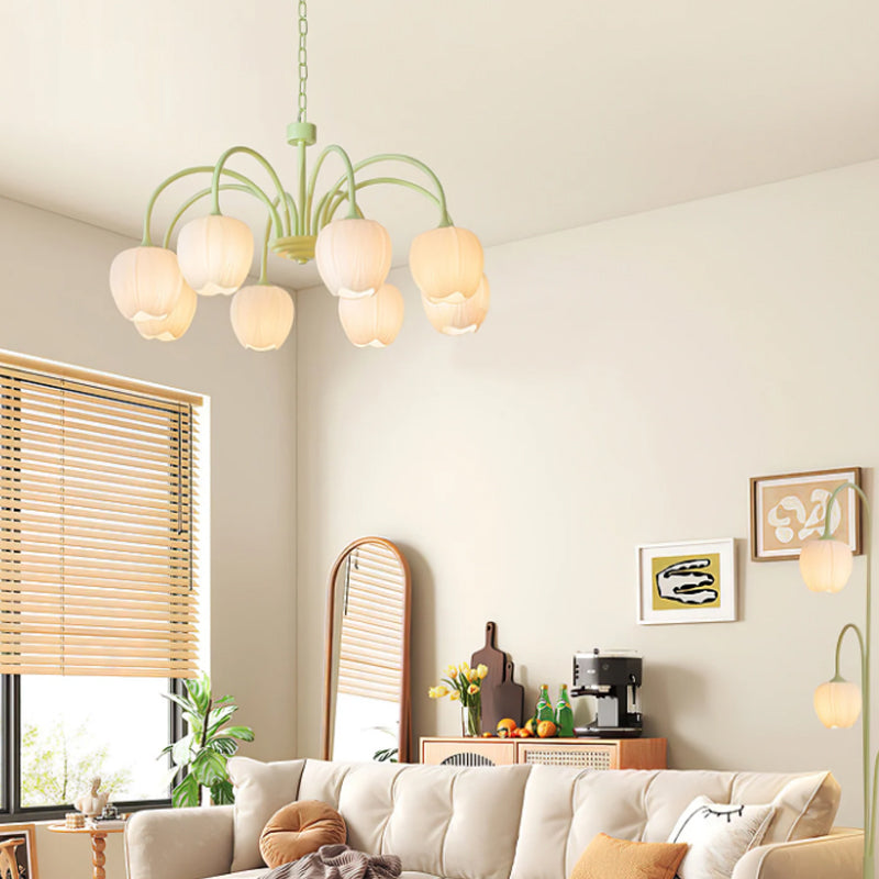 Tulip Matcha Chandelier 4