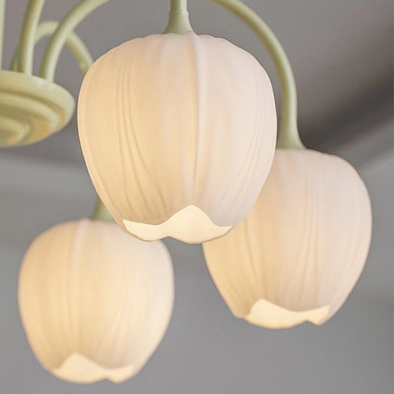 Tulip Matcha Chandelier 9