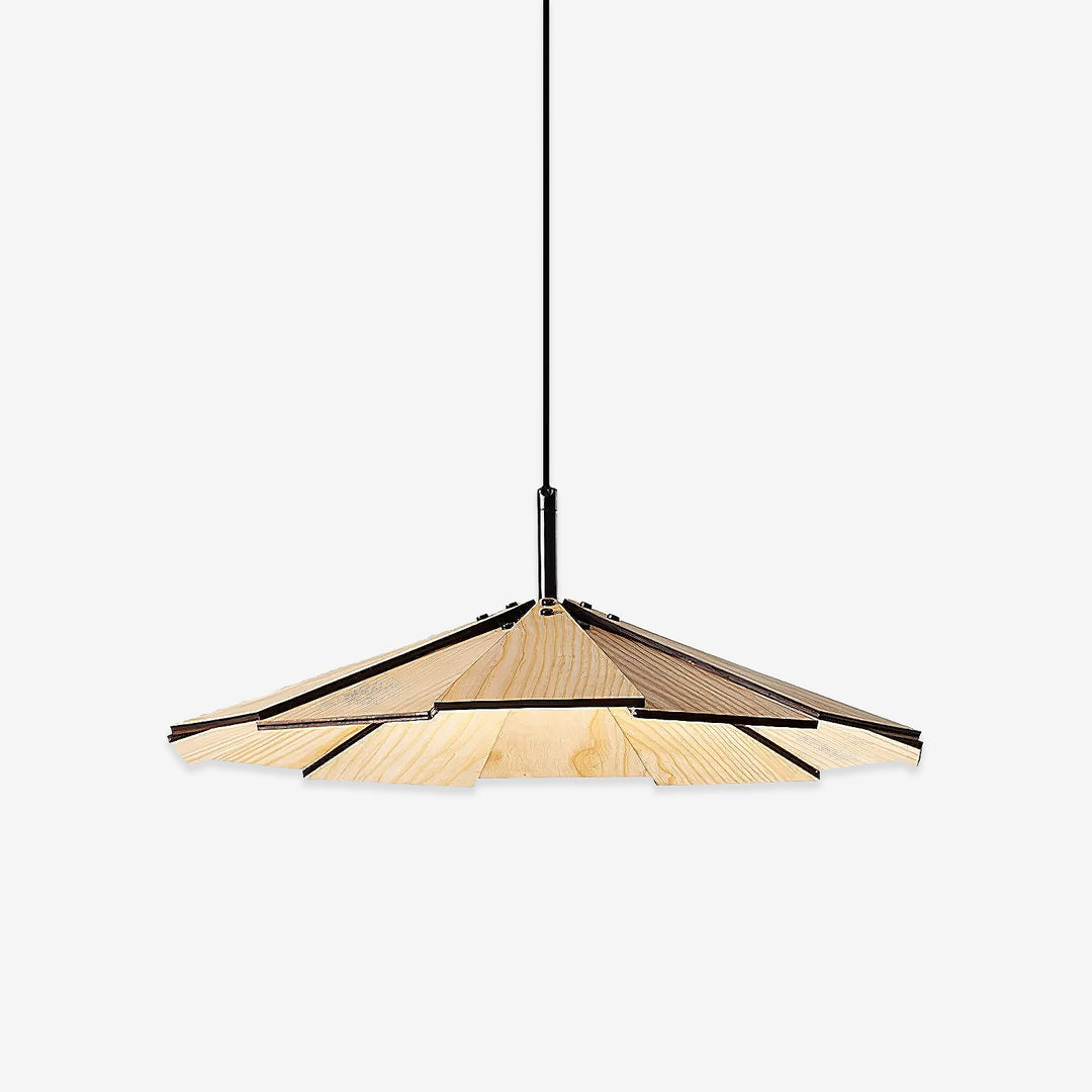 Umbrella Wooden Pendant Light 13