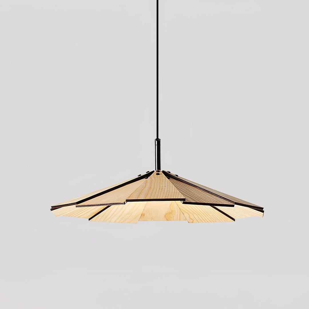 Umbrella Wooden Pendant Light 14