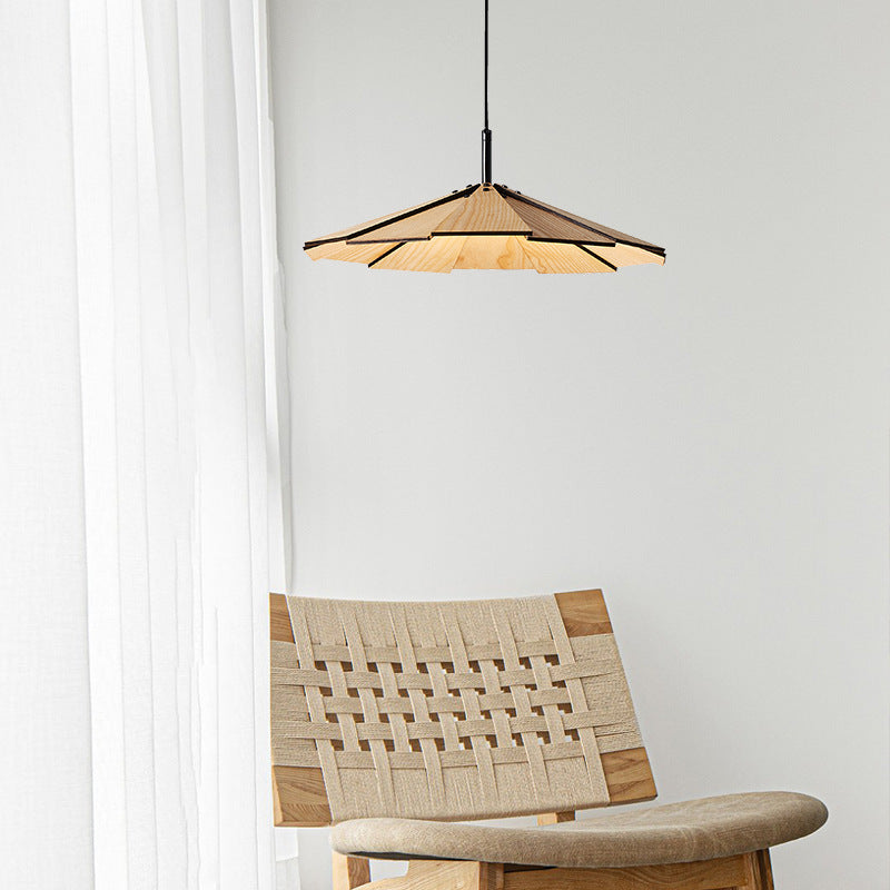 Umbrella Wooden Pendant Light 5