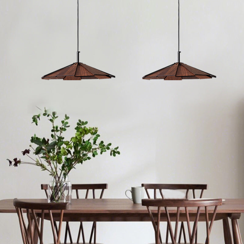 Umbrella Wooden Pendant Light 6