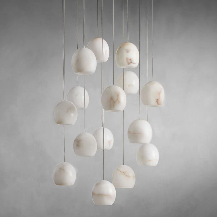 Vanta Alabaster Round Chandelier 5